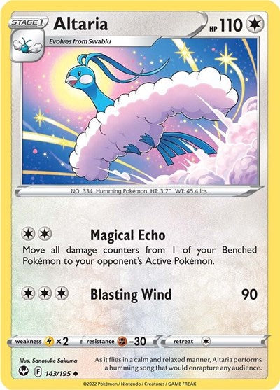 Altaria (SWSH12: Silver Tempest) Light Play
