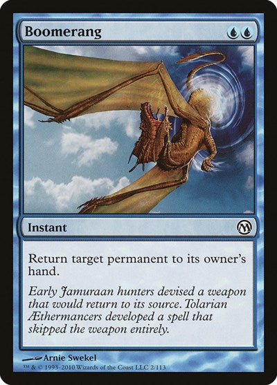 Boomerang (Duels of the Planeswalkers) Light Play