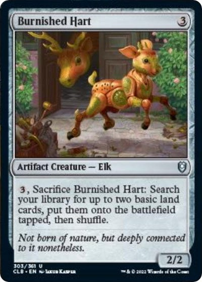 Burnished Hart (Commander Legends: Battle for Baldur's Gate) Light Play