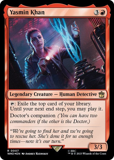 Yasmin Khan (Universes Beyond: Doctor Who) Light Play Foil