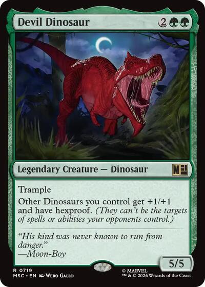 Devil Dinosaur (Commander: Marvel Super Heroes) Near Mint