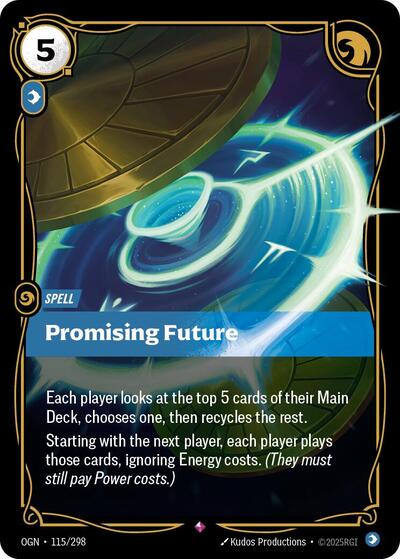Promising Future (Origins) Light Play Foil
