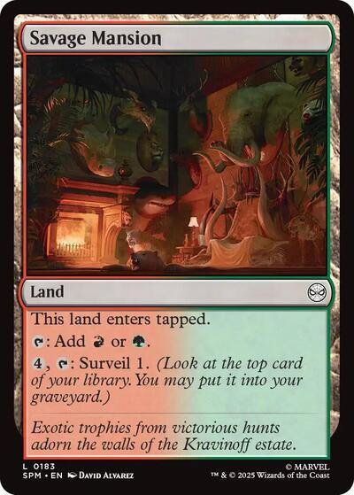 Savage Mansion (Marvel's Spider-Man) Light Play