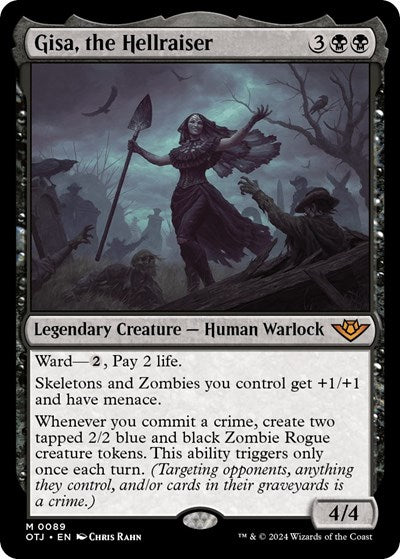 Gisa, the Hellraiser (Outlaws of Thunder Junction) Light Play Foil