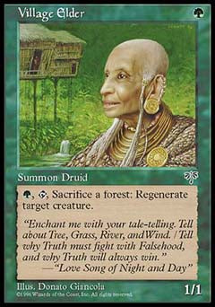Village Elder (Mirage) Light Play