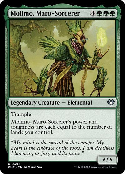 Molimo, Maro-Sorcerer (Commander Masters) Light Play
