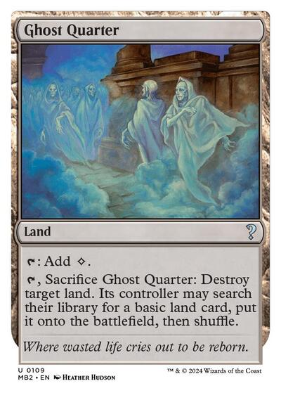 Ghost Quarter (White Border) (Mystery Booster 2) Light Play