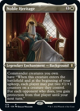 Noble Heritage (Etched Foil) (Commander Legends: Battle for Baldur's Gate) Near Mint Foil
