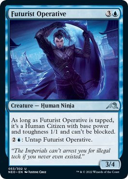 Futurist Operative (Kamigawa: Neon Dynasty) Light Play
