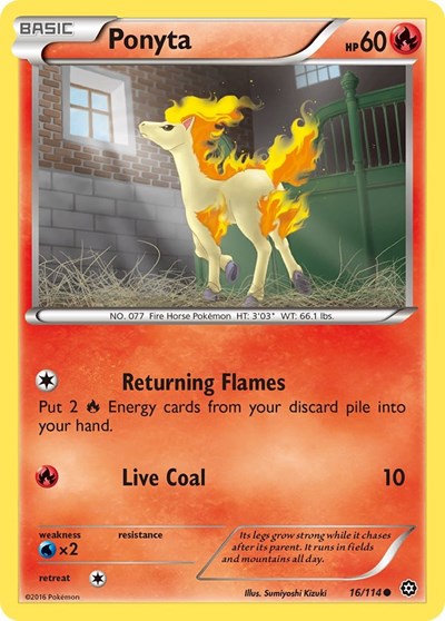 Ponyta (XY - Steam Siege) Heavy Play