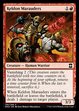 Keldon Marauders (Eternal Masters) Light Play