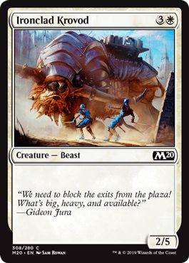 Ironclad Krovod (Magic 2020 Core Set) Light Play