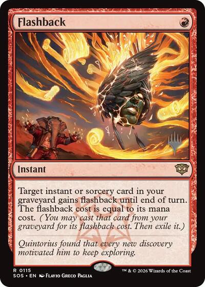 Flashback (Promo Pack: Secrets of Strixhaven) Light Play