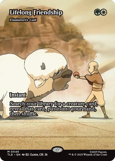 Lifelong Friendship - Eladamri's Call (Borderless) (Avatar: The Last Airbender: Eternal-Legal) Light Play Foil