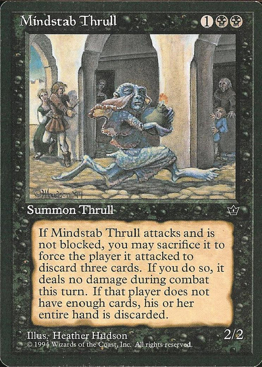 Mindstab Thrull (Hudson) (Fallen Empires) Light Play