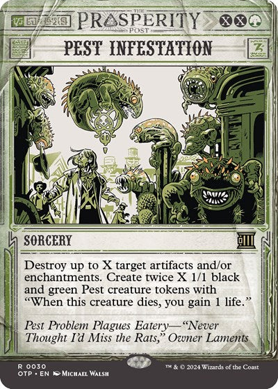 Pest Infestation (Outlaws of Thunder Junction: Breaking News) Light Play