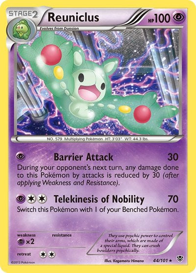 Reuniclus (Plasma Blast) Heavy Play Reverse Holofoil