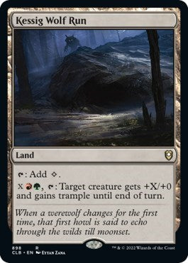 Kessig Wolf Run (Commander Legends: Battle for Baldur's Gate) Light Play