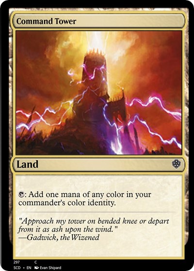 Command Tower (Commander 2022 Starter Decks) Light Play