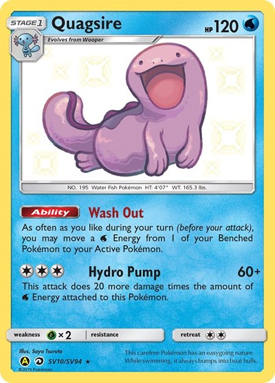 Quagsire (Hidden Fates: Shiny Vault) Near Mint Foil