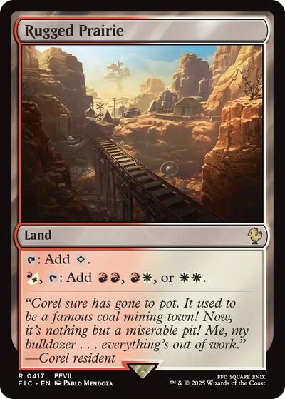 Rugged Prairie (Commander: FINAL FANTASY) Light Play