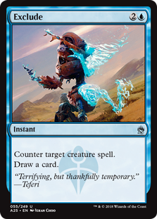 Exclude (Masters 25) Light Play