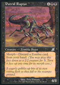 Putrid Raptor (Scourge) Light Play