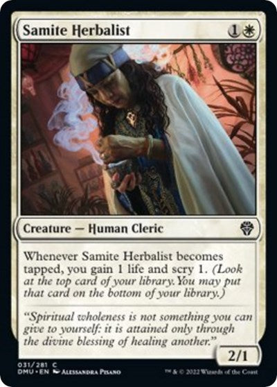 Samite Herbalist (Dominaria United) Near Mint