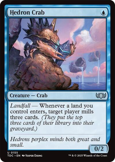 Hedron Crab (Commander: Tarkir: Dragonstorm) Near Mint