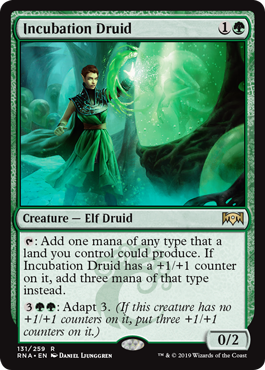 Incubation Druid (Ravnica Allegiance) Light Play