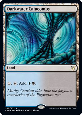 Darkwater Catacombs (Commander 2019) Light Play