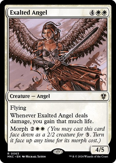 Exalted Angel (Commander: Murders at Karlov Manor) Light Play