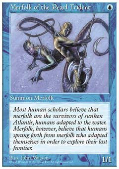 Merfolk of the Pearl Trident (5th Edition) Light Play