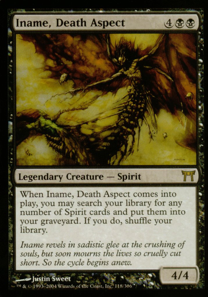 Iname, Death Aspect (Champions of Kamigawa) Medium Play Foil