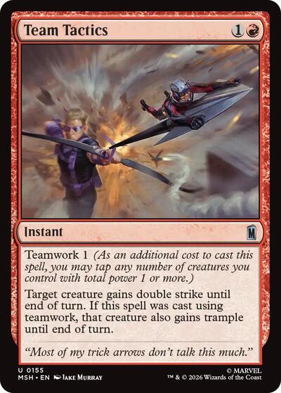 Team Tactics (Marvel Super Heroes) Light Play