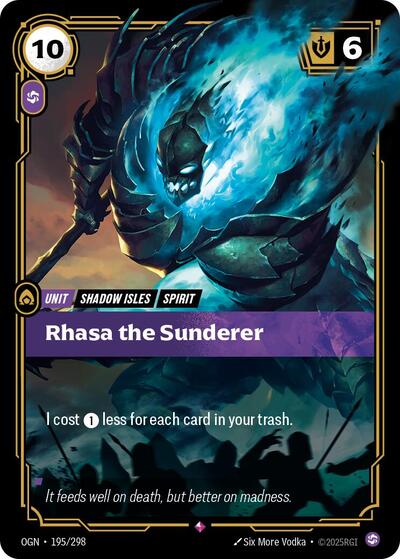 Rhasa the Sunderer (Origins) Light Play Foil