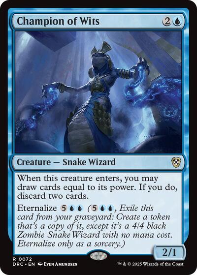 Champion of Wits (Commander: Aetherdrift) Light Play