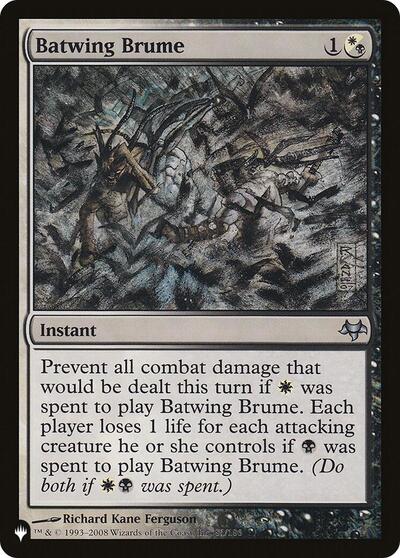 Batwing Brume (The List) Light Play