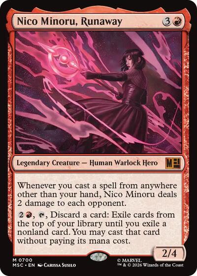 Nico Minoru, Runaway (Commander: Marvel Super Heroes) Light Play
