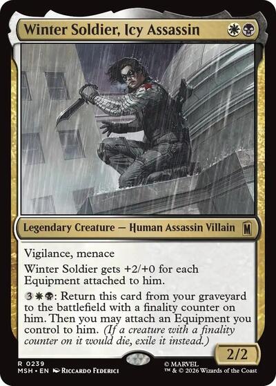 Winter Soldier, Icy Assassin (Marvel Super Heroes) Light Play