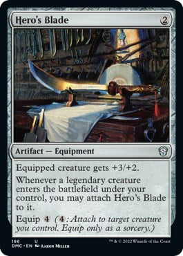 Hero's Blade (Commander: Dominaria United) Damaged / Poor