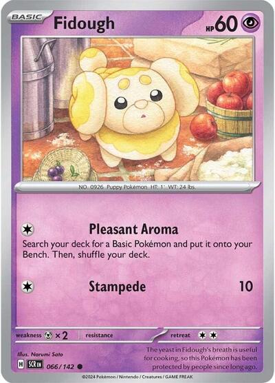 Fidough (SV07: Stellar Crown) Light Play