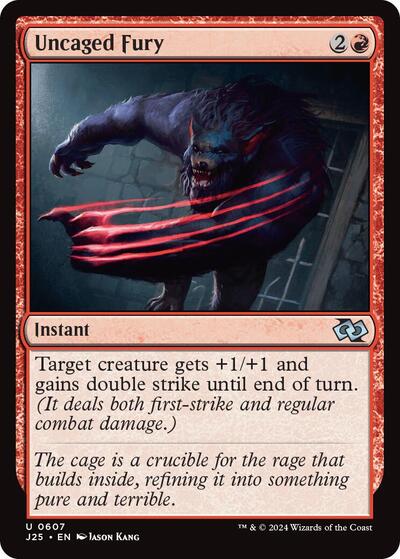 Uncaged Fury (Foundations Jumpstart) Light Play