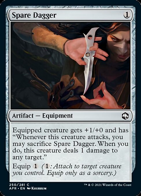 Spare Dagger (Adventures in the Forgotten Realms) Light Play
