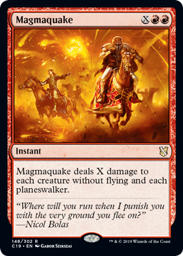 Magmaquake (Commander 2019) Light Play