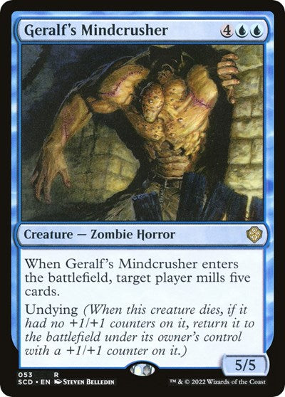 Geralf's Mindcrusher (Commander 2022 Starter Decks) Light Play