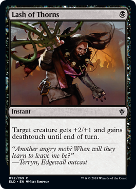 Lash of Thorns (Throne of Eldraine) Light Play Foil