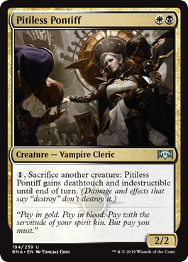 Pitiless Pontiff (Ravnica Allegiance) Light Play