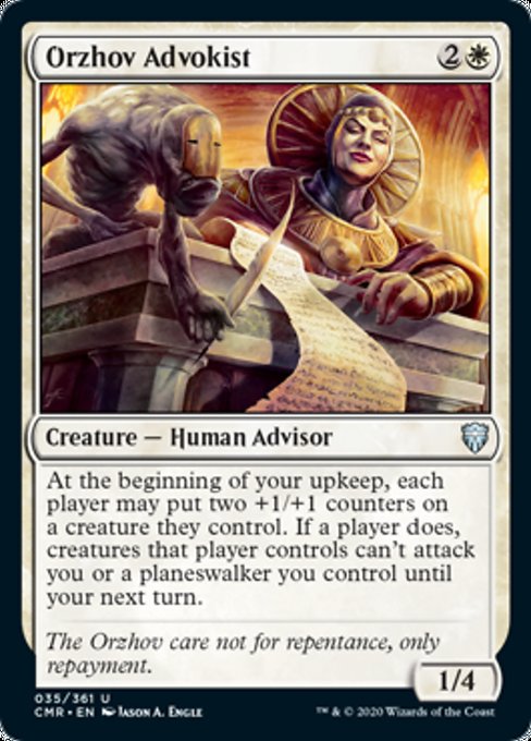 Orzhov Advokist (Commander Legends) Light Play