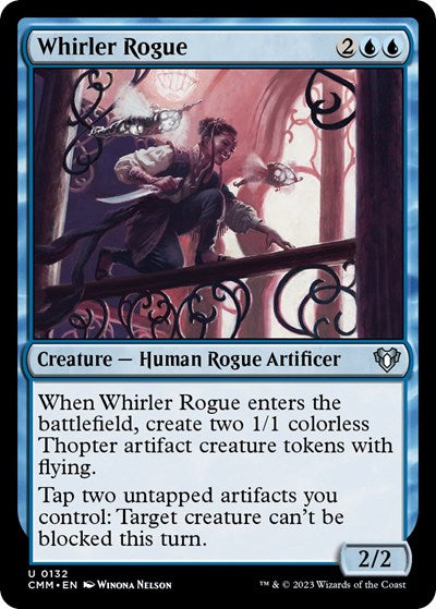 Whirler Rogue (Commander Masters) Light Play